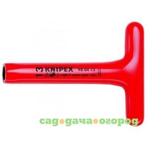 Фото Торцовый ключ с т-образной ручкой knipex kn-980419, до 1000 в