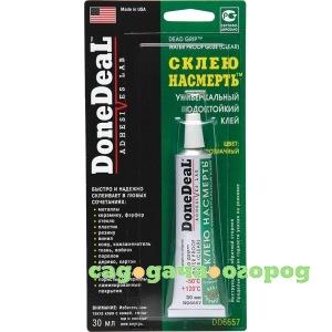 Фото Водостойкий универсальный клей done deal "склею насмерть" прозрачный 30 мл dd6657