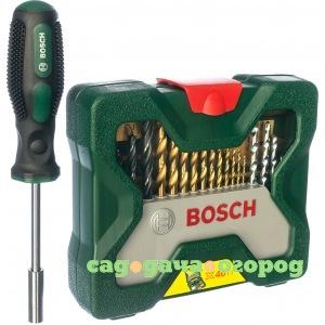 Фото Набор titanium x-line-40 из 40 предметов и отвертки bosch 2607017334