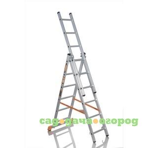 Фото Трехсекционная лестница эйфель премьер 3х6
