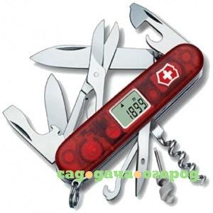 Фото Швейцарский нож красный полупрозрачный victorinox traveller 1.3705.avt