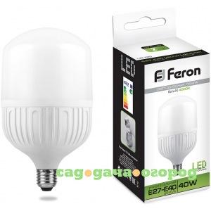 Фото Светодиодная лампа 40w 230v e27 4000k feron lb-65 25819