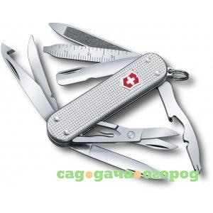 Фото Нож-брелок victorinox alox minichamp 0.6381.26 58 мм, 14 функций, серебристый