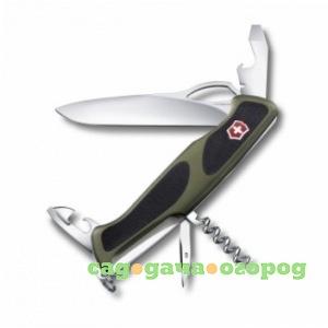 Фото Нож victorinox rangergrip 61 0.9553.mc4 130 мм, 11 функций, зеленый