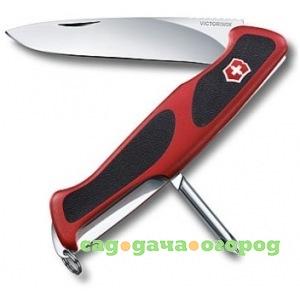 Фото Нож victorinox rangergrip 53 0.9623.c 130 мм, 5 функций, красный