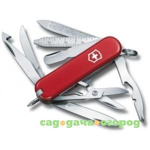 Фото Нож-брелок victorinox classic minichamp 0.6385, 58 мм, 16 функций, красный