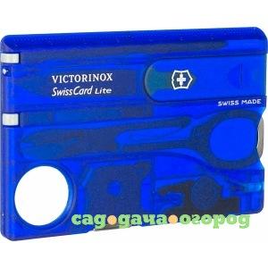 Фото Швейцарская карточка victorinox swisscard lite blue 0.7322.t2 синяя