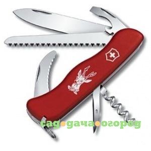 Фото Швейцарский нож victorinox hunter 0.8873 111 мм, 12 функций, красный