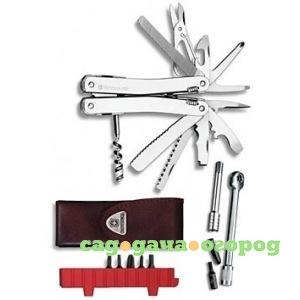 Фото Мультитул victorinox swisstool spirit plus кожаный чехол 3.0239.l