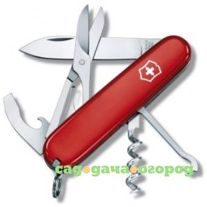 Фото Швейцарский нож victorinox compact 1.3405 красный