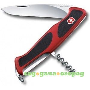 Фото Нож victorinox rangergrip 52 0.9523.c 130 мм, 5 функций, красный