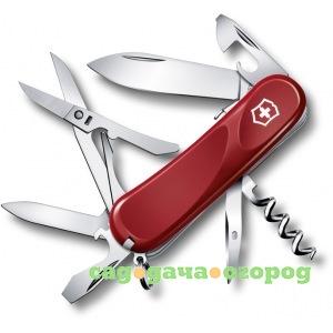 Фото Красный нож 85 мм 14 функций victorinox evolution s14 2.3903.se