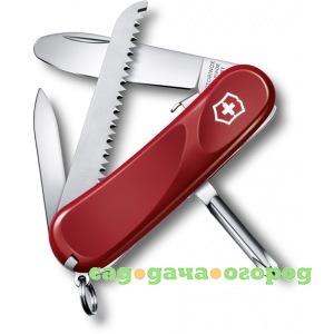 Фото Красный нож 85 мм 8 функций victorinox junior 09 2.4213.ske