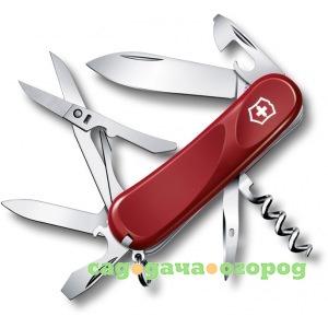 Фото Красный нож 85 мм 14 функций victorinox evolution 14 2.3903.e