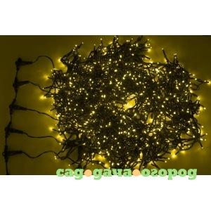 Фото Гирлянда neon-night клип лайт 24в, 5 нитей по 20 м, 665 led желтые 323-501