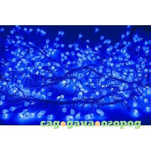 Фото Гирлянда neon-night мишура 3м, прозрачный пвх, 288 led синие 303-603