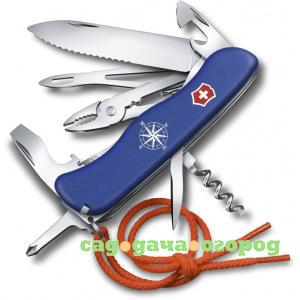 Фото Нож victorinox skipper 111мм, 17 функций, синий 0.8593.2w