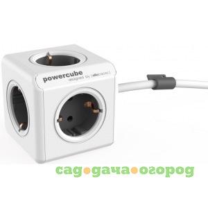 Фото Сетевой удлинитель allocacoc powercube extended grey 1300gy/deexpc