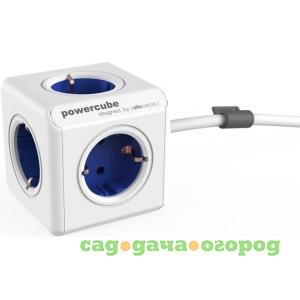 Фото Сетевой удлинитель allocacoc powercube extended blue 1300bl/deexpc