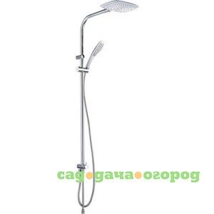 Фото Душевой гарнитур с верхней лейкой iddis leaf shower id leasb1fi76