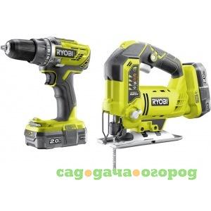 Фото Набор инструмента ryobi r18ddjs-220s 5133003575