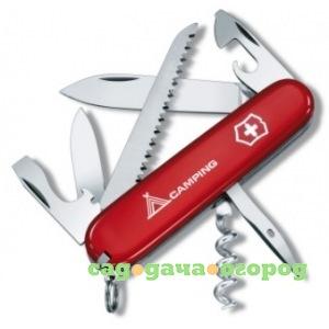 Фото Офицерский нож victorinox camper 1.3613.71 91 мм, красный, camping