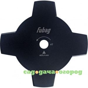 Фото Триммерный диск (255х25.4 мм; 4 лопасти) fubag 38740