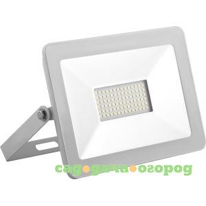 Фото Светодиодный прожектор saffit sfl90-50 2835smd, 50w 6400k ac220v/50hz ip65, белый в компактном корпусе 55073