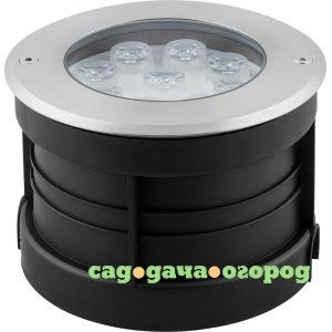 Фото Светодиодный тротуарный грунтовый светильник 9w rgb 230v ip67 feron sp4113 32020