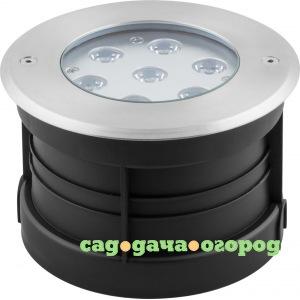 Фото Светодиодный тротуарный грунтовый светильник 7w rgb 230v ip67 feron sp4314 lux 32070