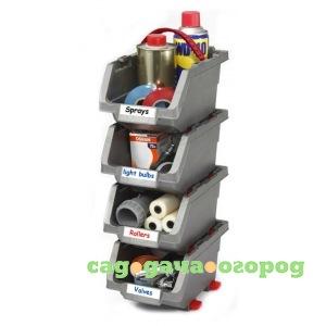 Фото Комплект лотков keter click bin medium set 4 pcs. 1.3 l17193661