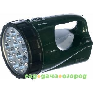 Фото Фонарь-прожектор космос accu 9199led 12led, 4v3ah kocaccu9199led