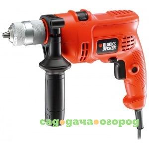 Фото Ударная дрель black+decker kr 504 cre