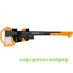 Фото Промонабор fiskars: топор x21 + точилка 1019333