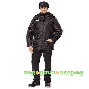 Фото Куртка авангард-спецодежда сталкер черный, р.112-116, рост 182-188 500483