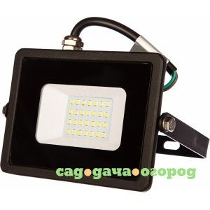 Фото Светодиодный прожектор 2835 smd 30w 4000k ip65 ac220v/50hz, черный 132*153*27мм feron ll-920 29495