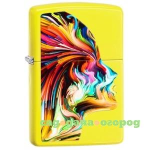 Фото Зажигалка zippo classic с покрытием neon yellow 29083