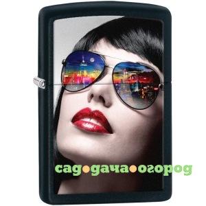 Фото Зажигалка zippo classic с покрытием black matte 29090