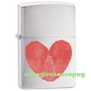 Фото Зажигалка zippo classic с покрытием brushed chrome 29068