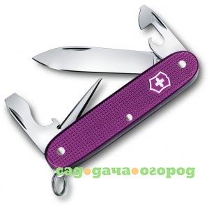 Фото Швейцарский нож фиолетовый victorinox pioneer alox 0.8201.l16