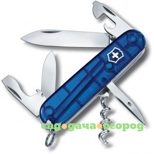 Фото Швейцарский нож синий прозрачный victorinox spartan 1.3603.t2