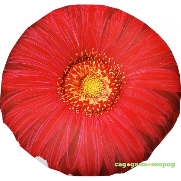 Фото Декоративная подушка Цветы Цвет: Красный (33х33)