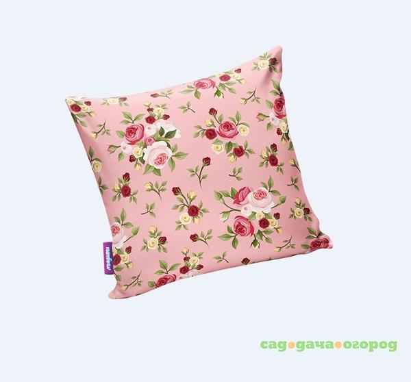 Фото Декоративная подушка Нежные Цветы Цвет: Розовый (29х29)