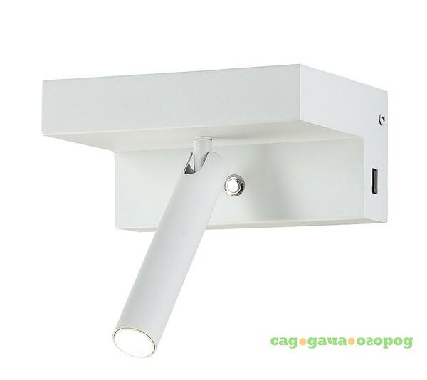 Фото Настенное бра Crystal Lux Clt 228 CLT 228W USB WH