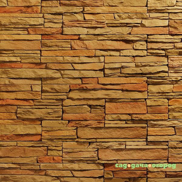 Фото Искусственный камень KR Professional Скалистая гора 52060 коричнево-песочный