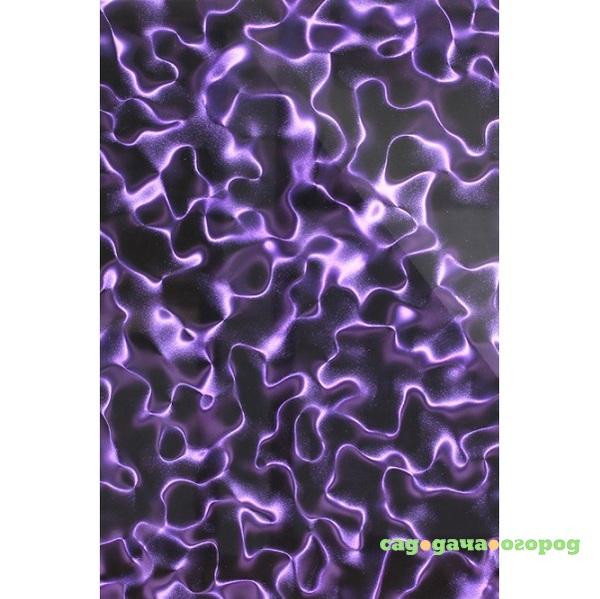 Фото Дизайнерская 3D панель из стекла Artpole Smoggy фиолетовый 200х300 мм