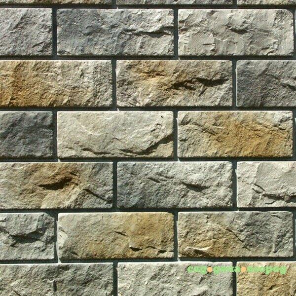 Фото Искусственный камень White Hills Йоркшир 406-80 бежево-серый