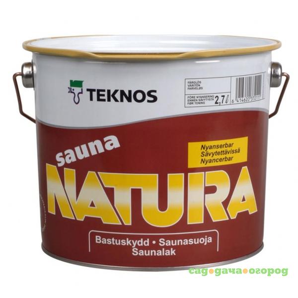 Фото Антисептик Teknos Sauna Natura 2,7 л