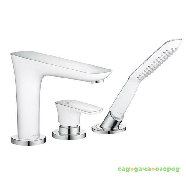 Фото Смеситель на борт ванны Hansgrohe PuraVida 15432400 Белый