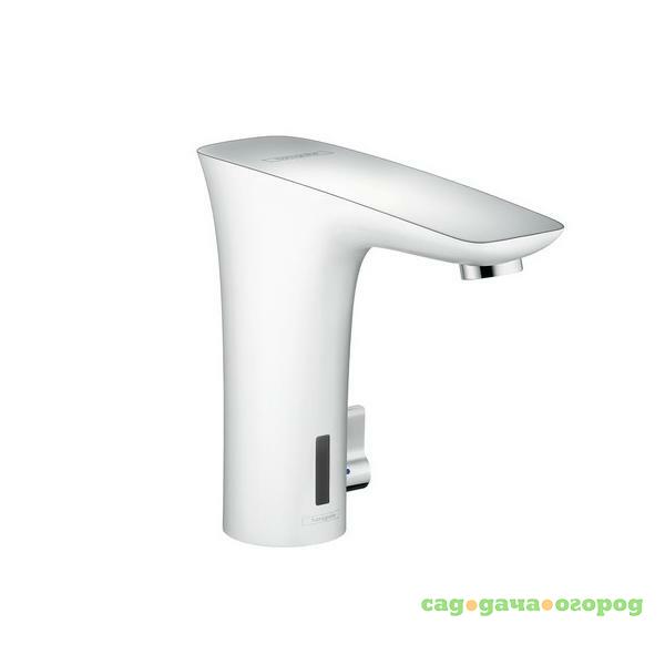 Фото Смеситель для раковины Hansgrohe PuraVida 15170400 белый/хром